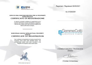 GemmeCotti trade mark certificate