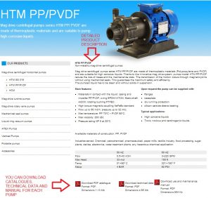 pump description