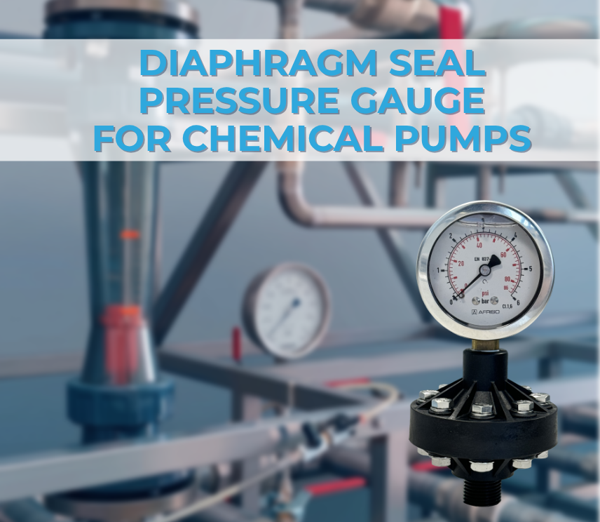 Diaphragm seal pressure gauges for chemical pumps: How to choose between PP and PVDF